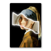 Girl with a Pearl Earring Neon Art