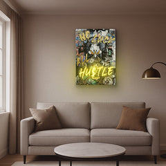 Hu$tle Neon Art