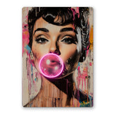 Bubble Babe Neon Art