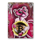 Crypto Panther Neon Art