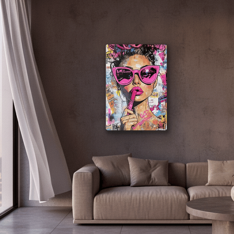 Pop Queen Neon Art