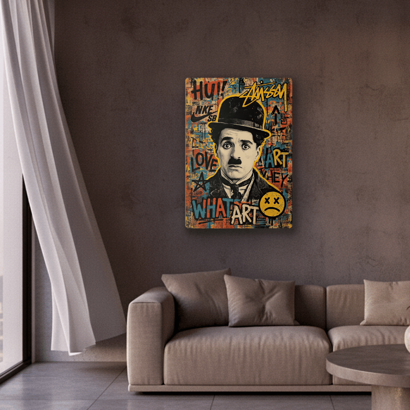 The Silent Icon Neon Art