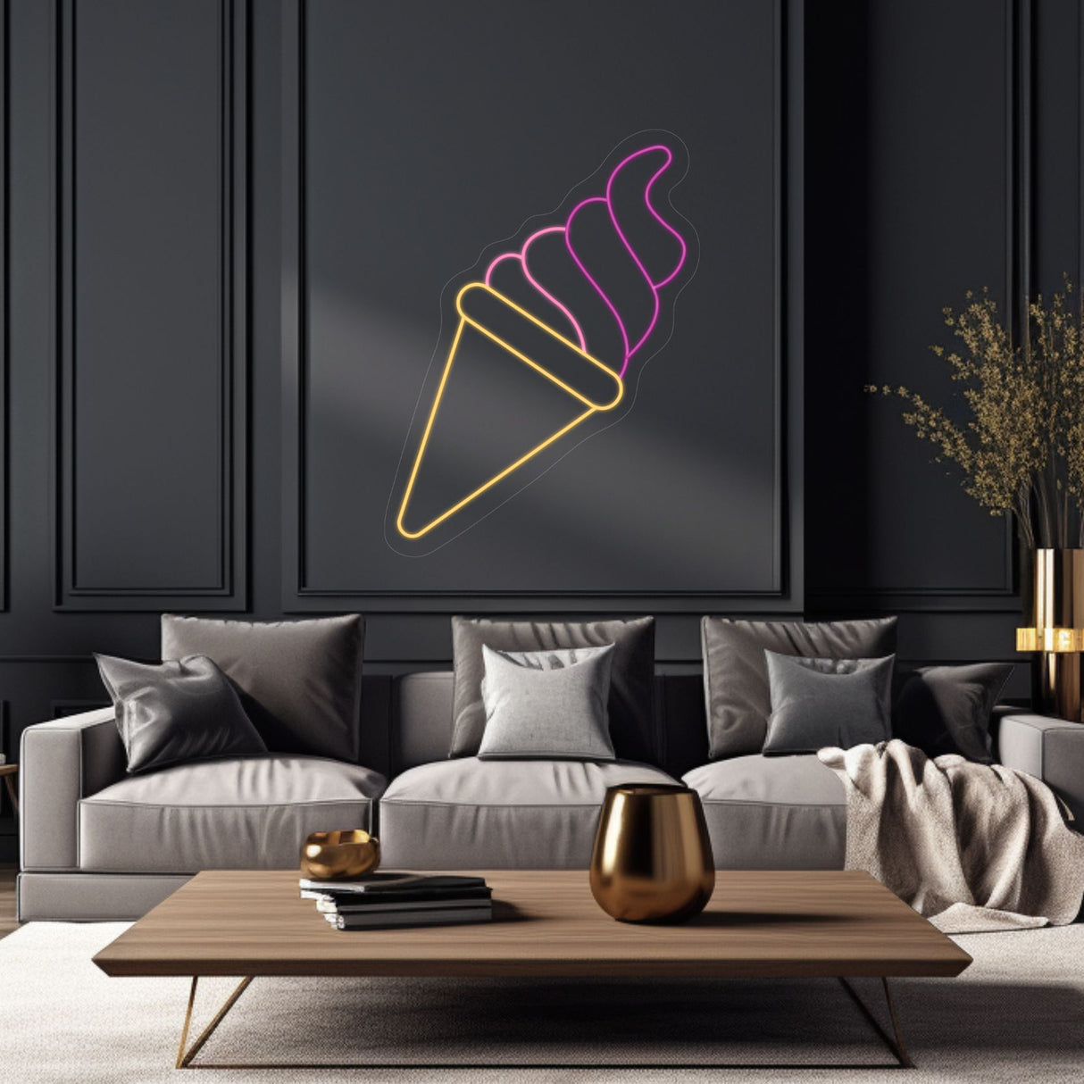 Ice cream LED Sign