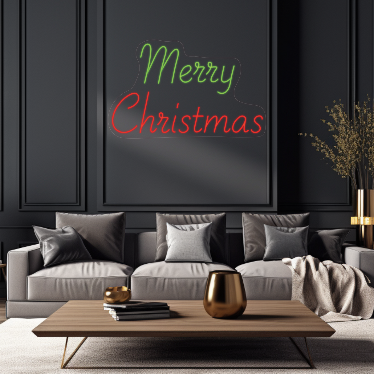 Merry Christmas Neon LED Sign