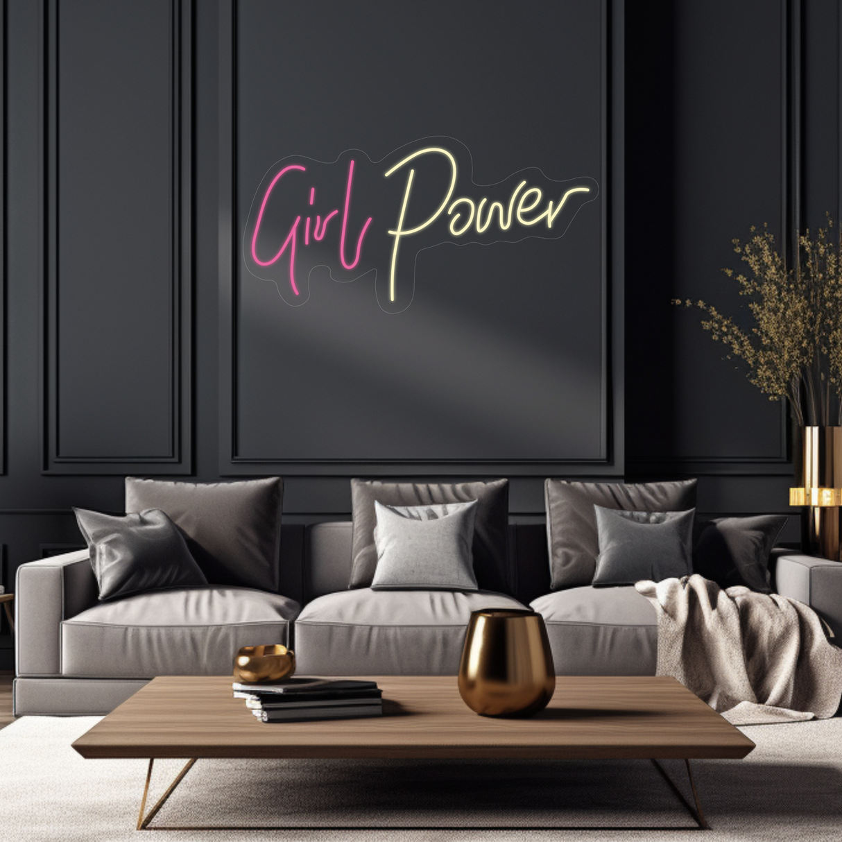 Girl Power Neon LED Sign