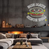 Customizable Burger Neon LED Sign