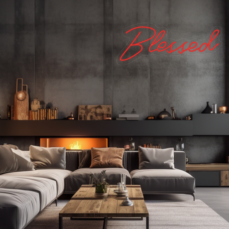 Blessed Neon LED Sign