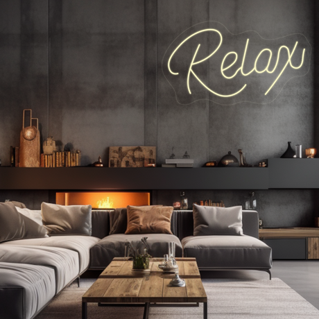 Relax Neon LED Sign