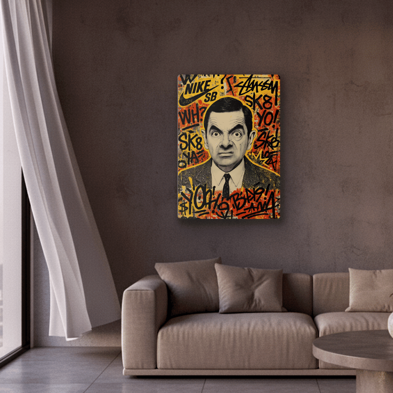 Mr. Bean Neon Art