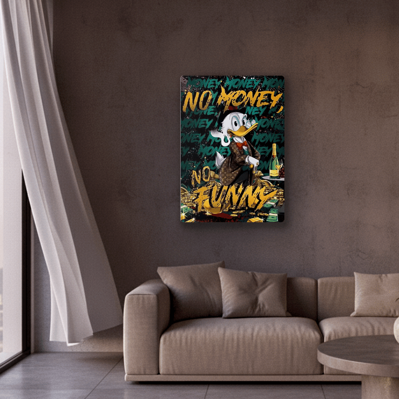 No Money Neon Art