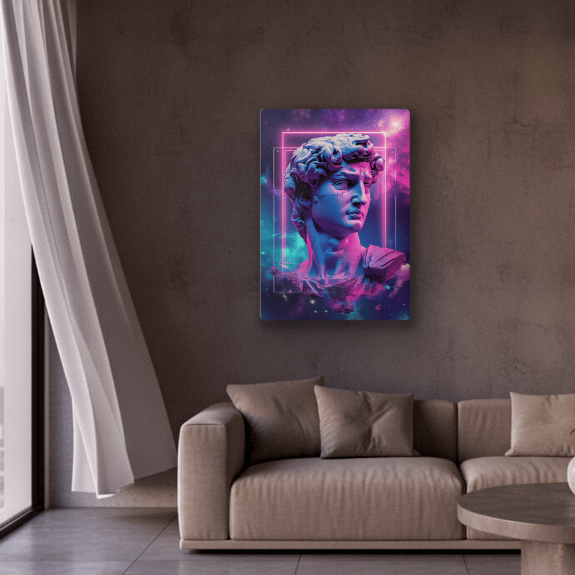 Space David Neon Art