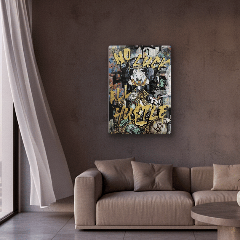 Hu$tle Neon Art