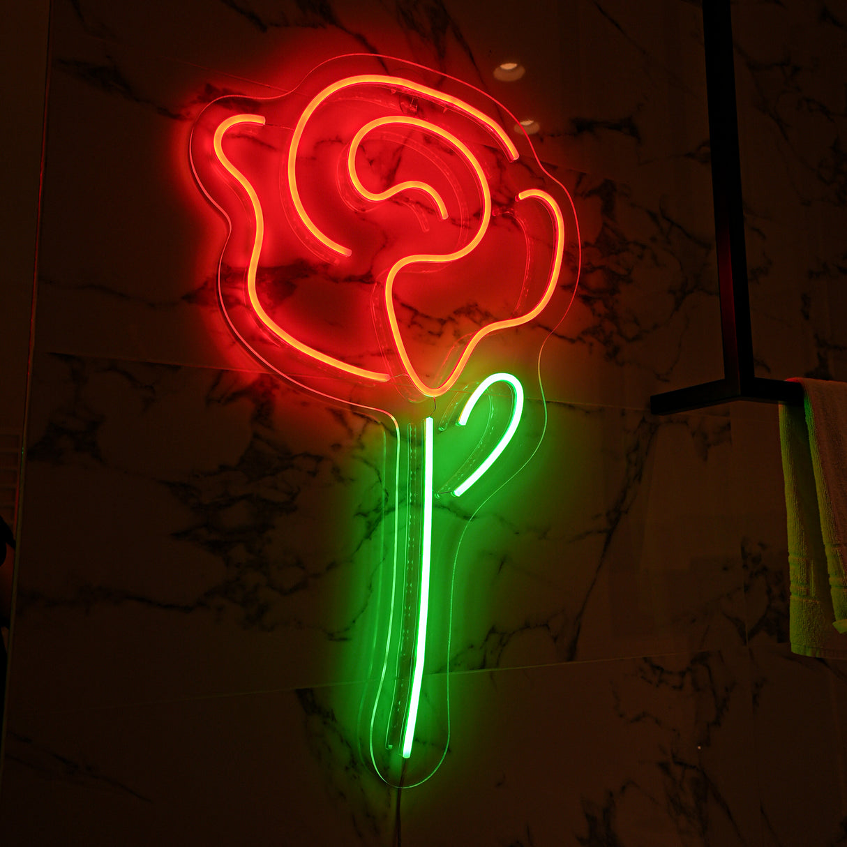 Customizable Burger Neon LED Sign