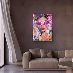 Pop Queen Neon Art