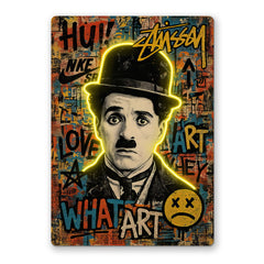 The Silent Icon Neon Art