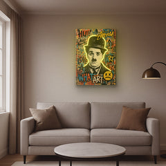 The Silent Icon Neon Art