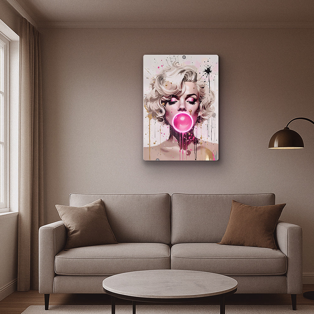 Marilyn Bubble Neon Art