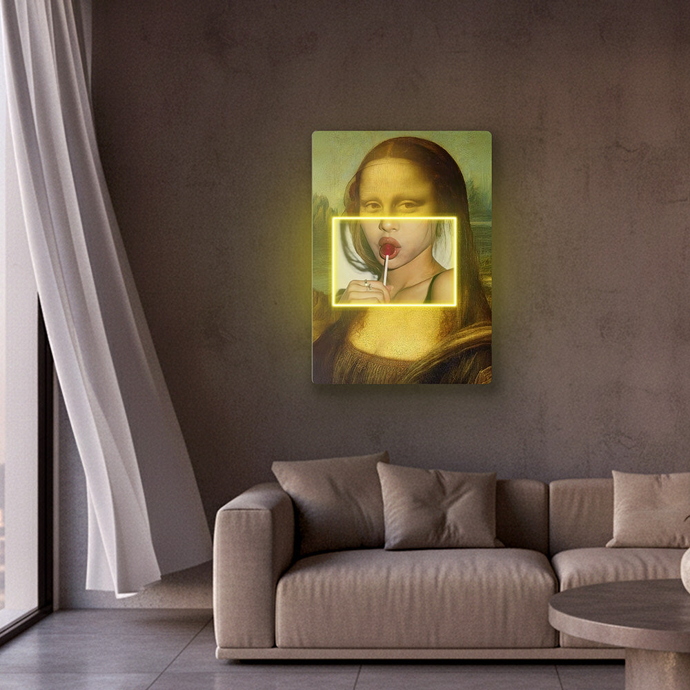 Gioconda Lollipop Neon Art