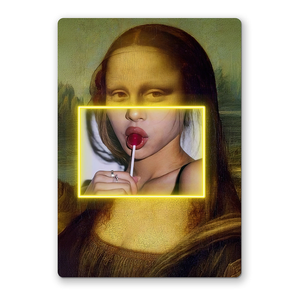 Gioconda Lollipop Neon Art