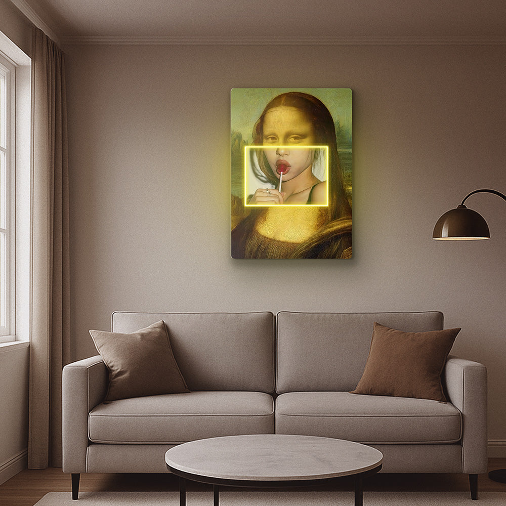 Gioconda Lollipop Neon Art