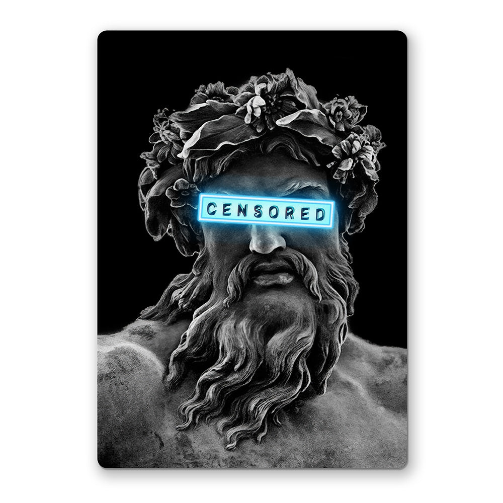 Zeus Censored Neon Art
