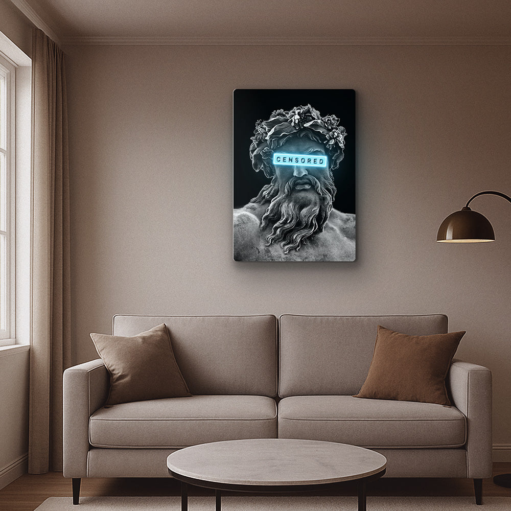 Zeus Censored Neon Art