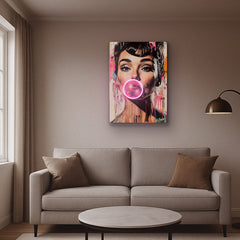 Bubble Babe Neon Art