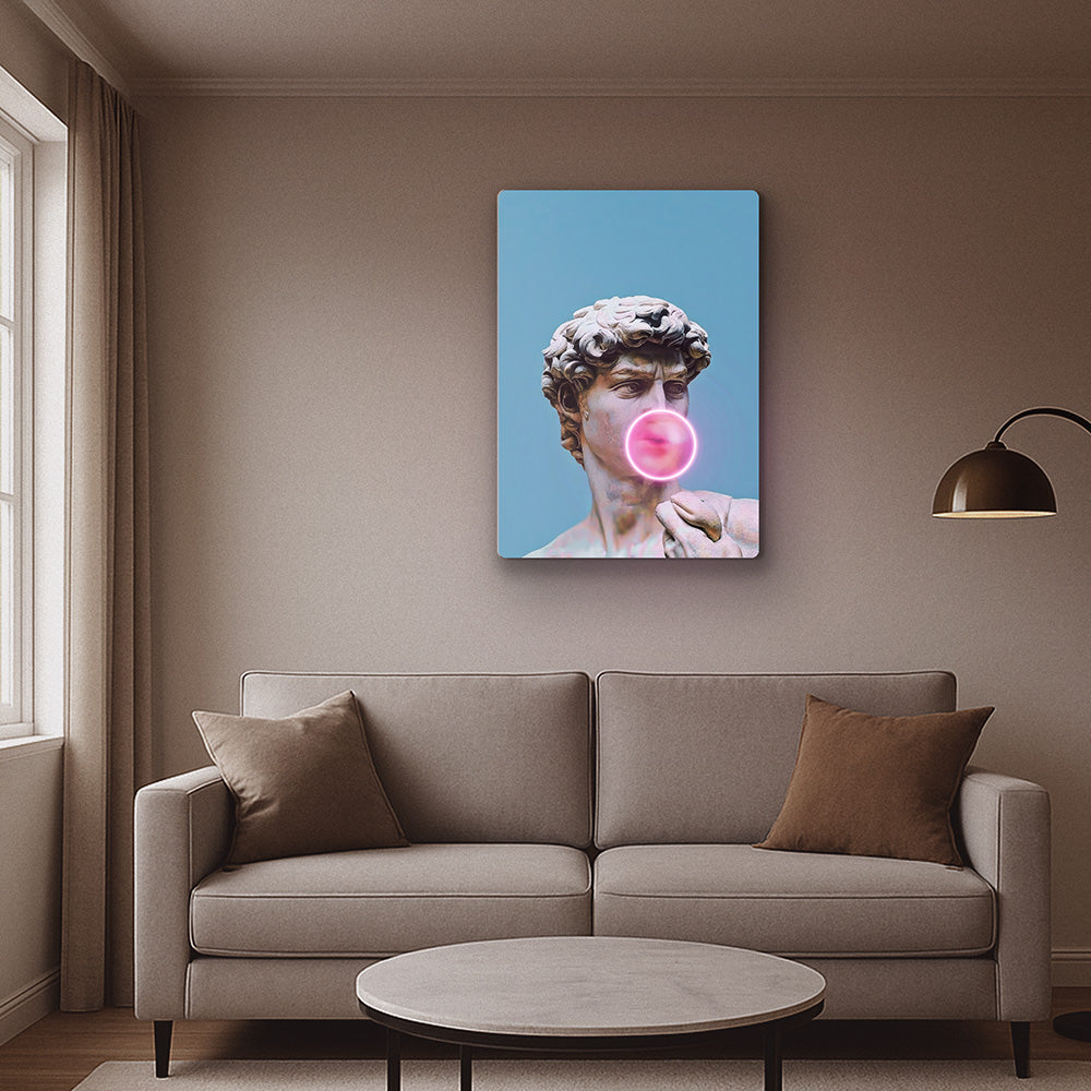 David Bubble Neon Art