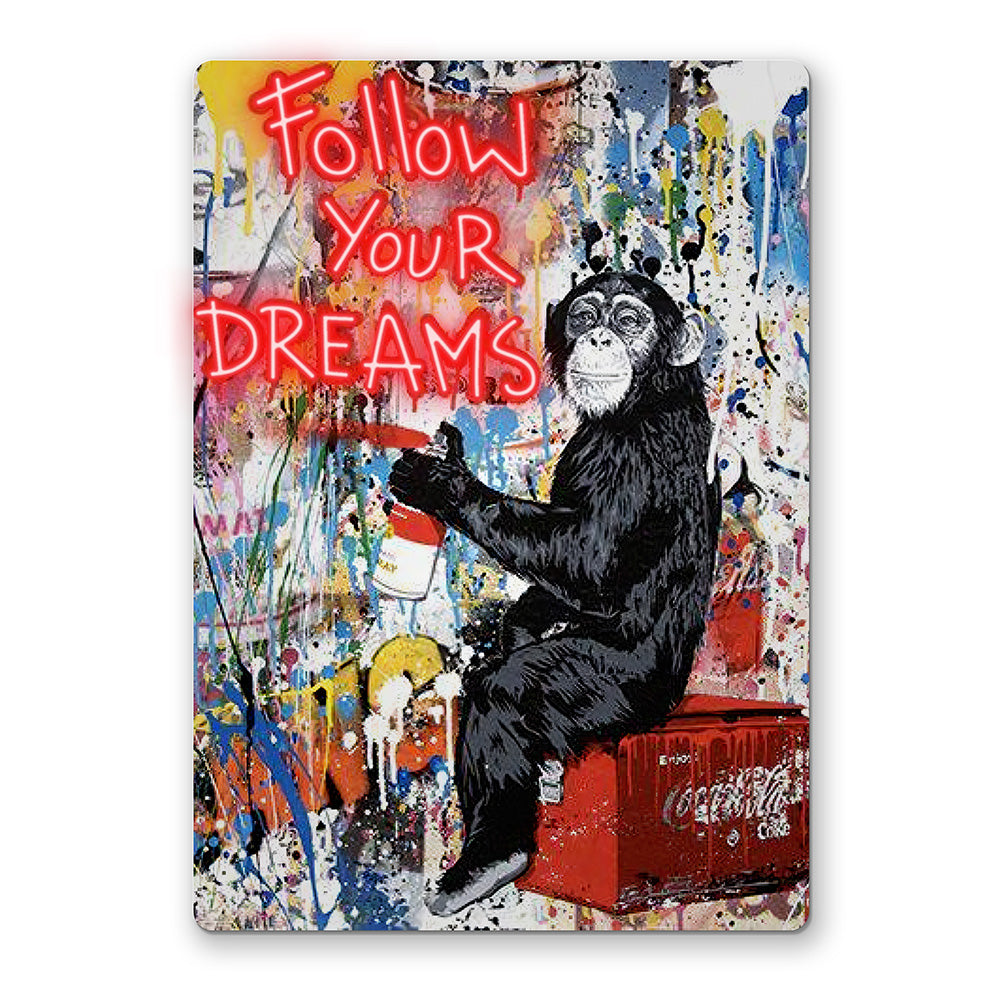 Follow Your Dreams Neon Art