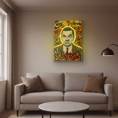 Mr. Bean Neon Art