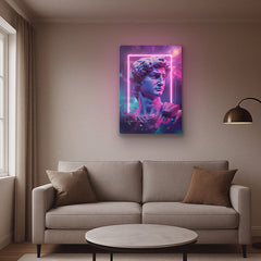 Space David Neon Art