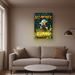 No Money Neon Art