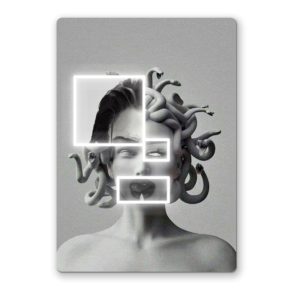 Medusa Neon Art
