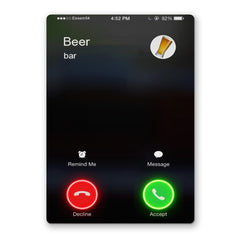 Beer Calling Neon Art