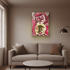 Crypto Panther Neon Art