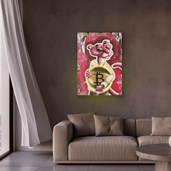 Crypto Panther Neon Art