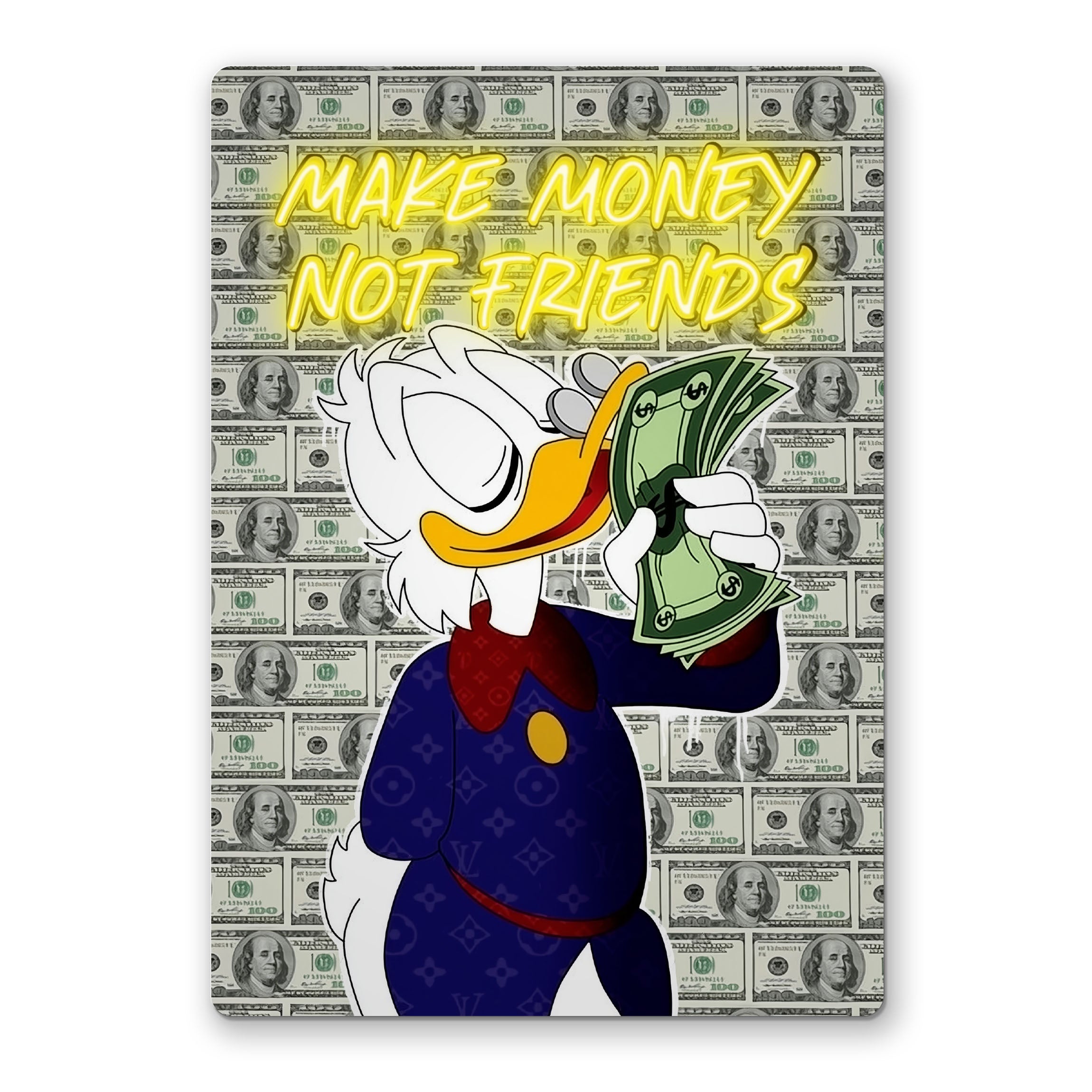 Duckey The Rich Neon Art