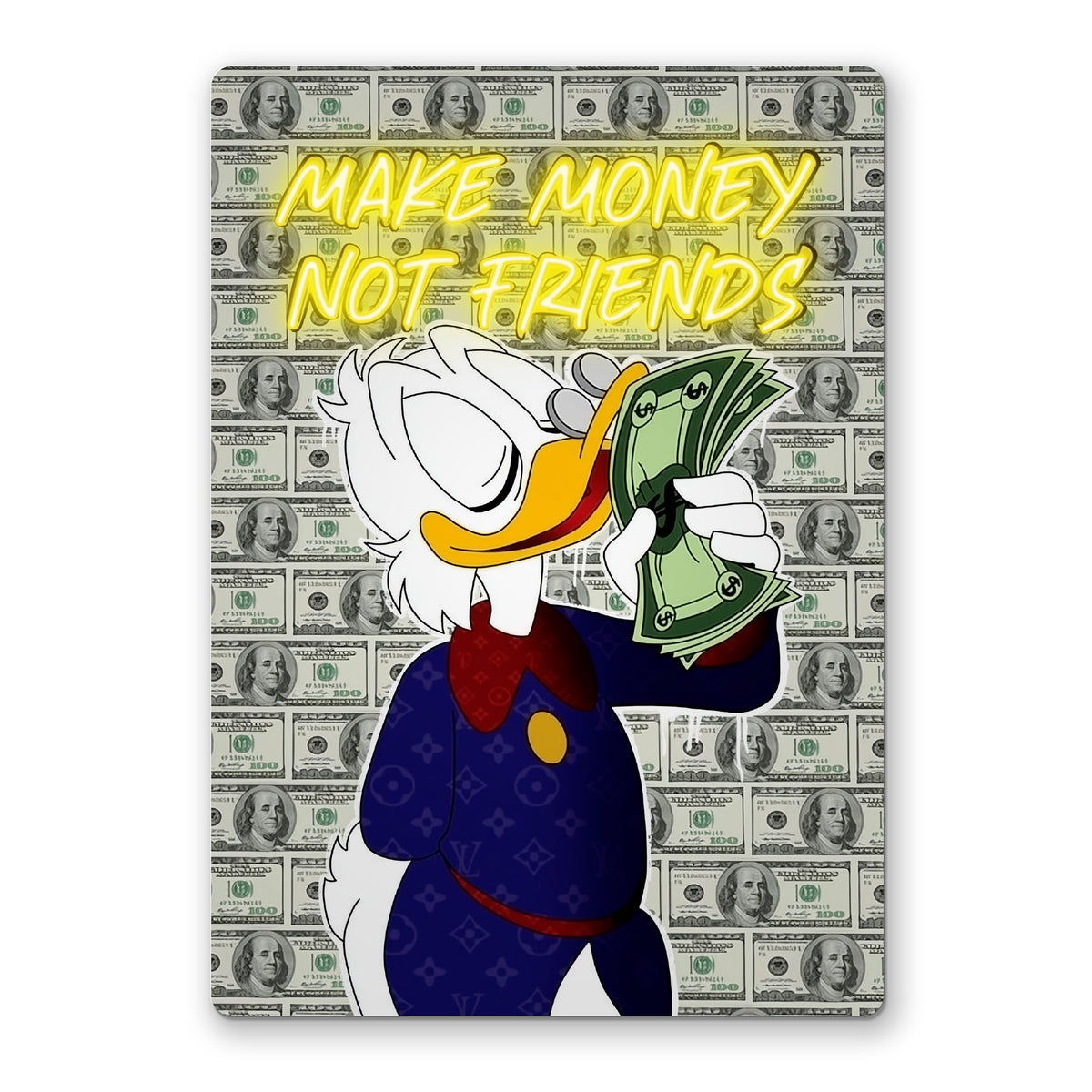 Duckey The Rich Neon Art
