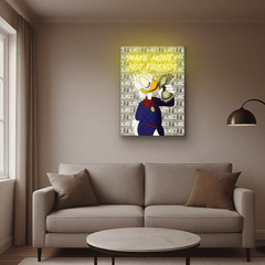 Duckey The Rich Neon Art