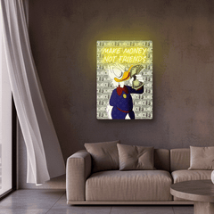 Duckey The Rich Neon Art
