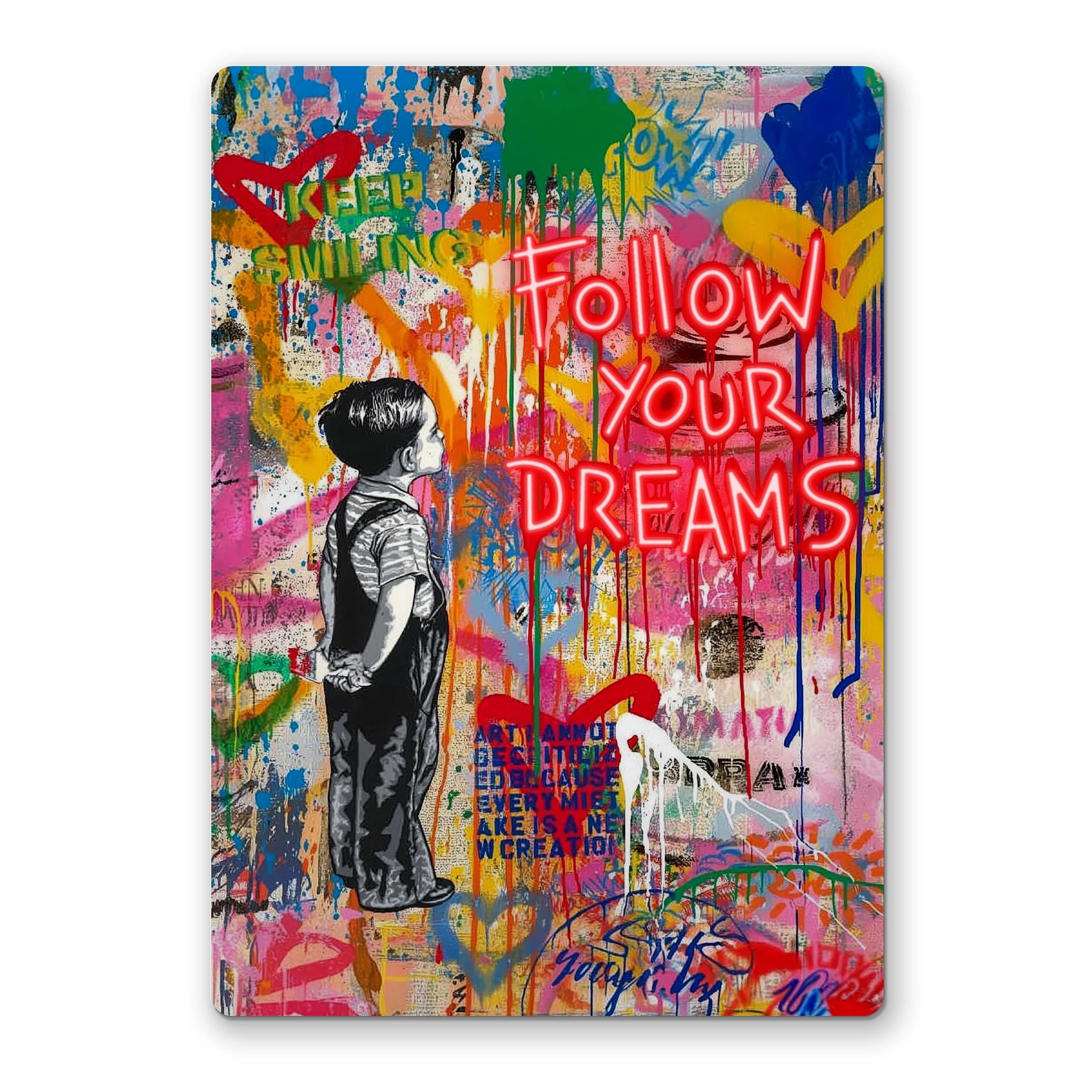 Follow Your Dreams Neon Art