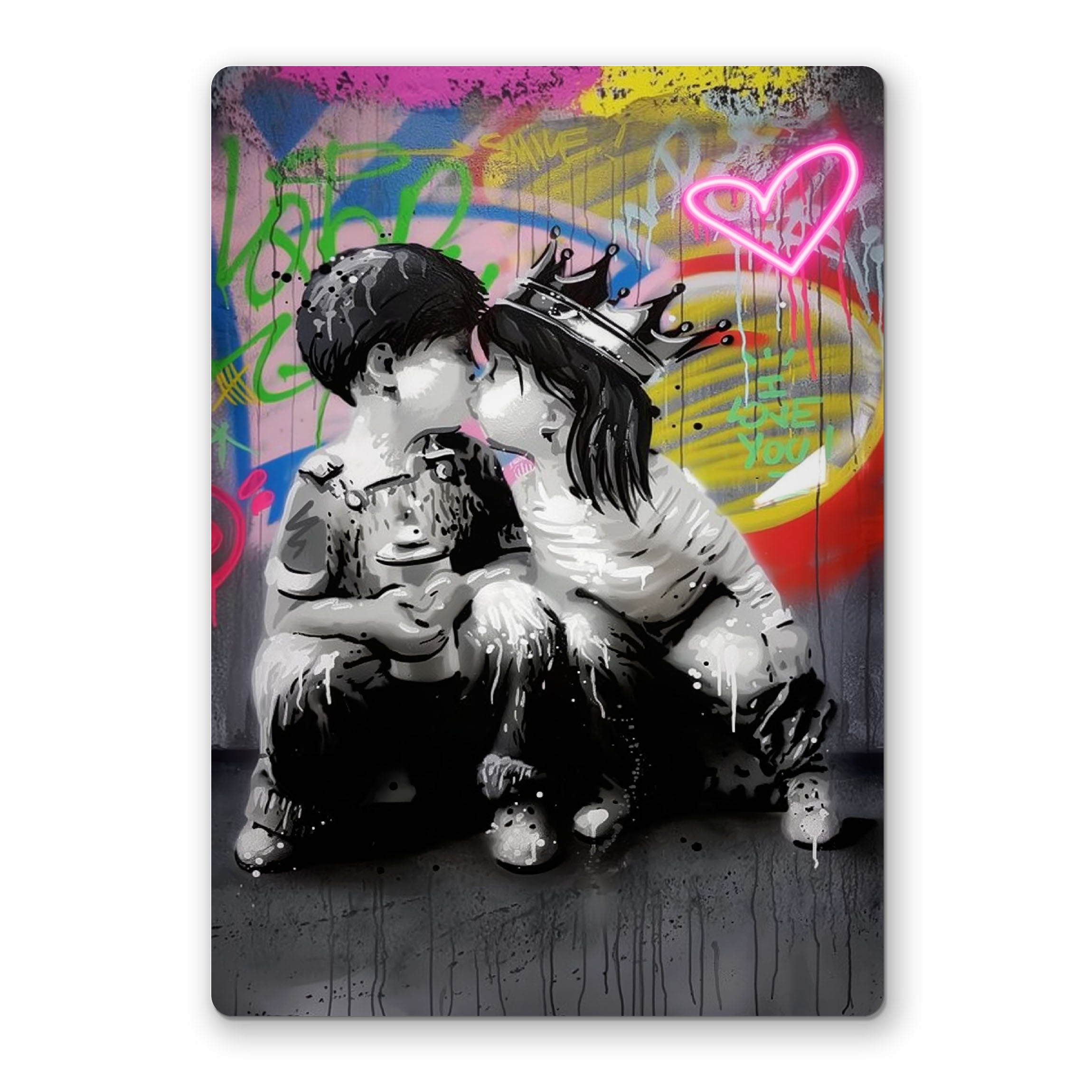 Kiss The Colours Neon Art