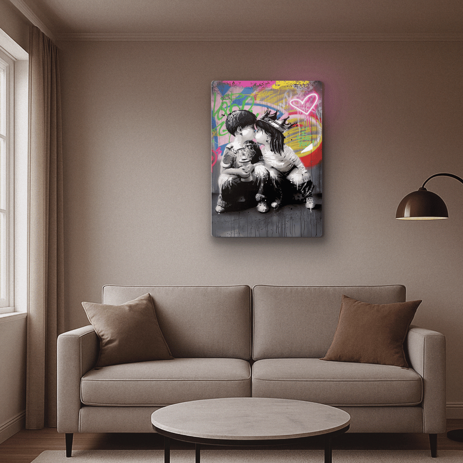 Kiss The Colours Neon Art