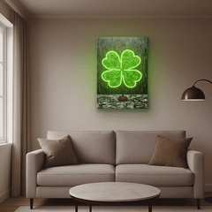 Lucky 4 Neon Art