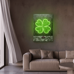 Lucky 4 Neon Art