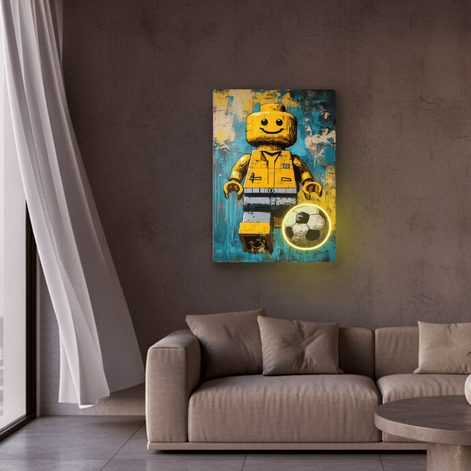 Lego Kick Neon Art