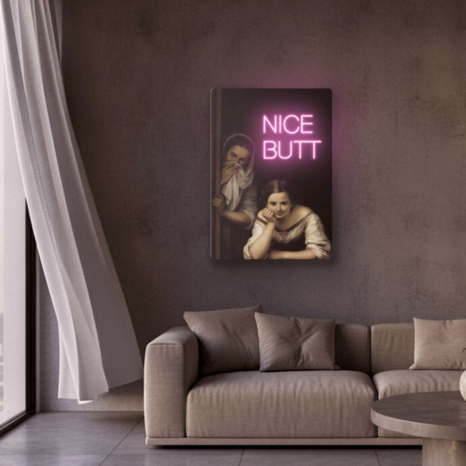 Lovely Cheecks Neon Art