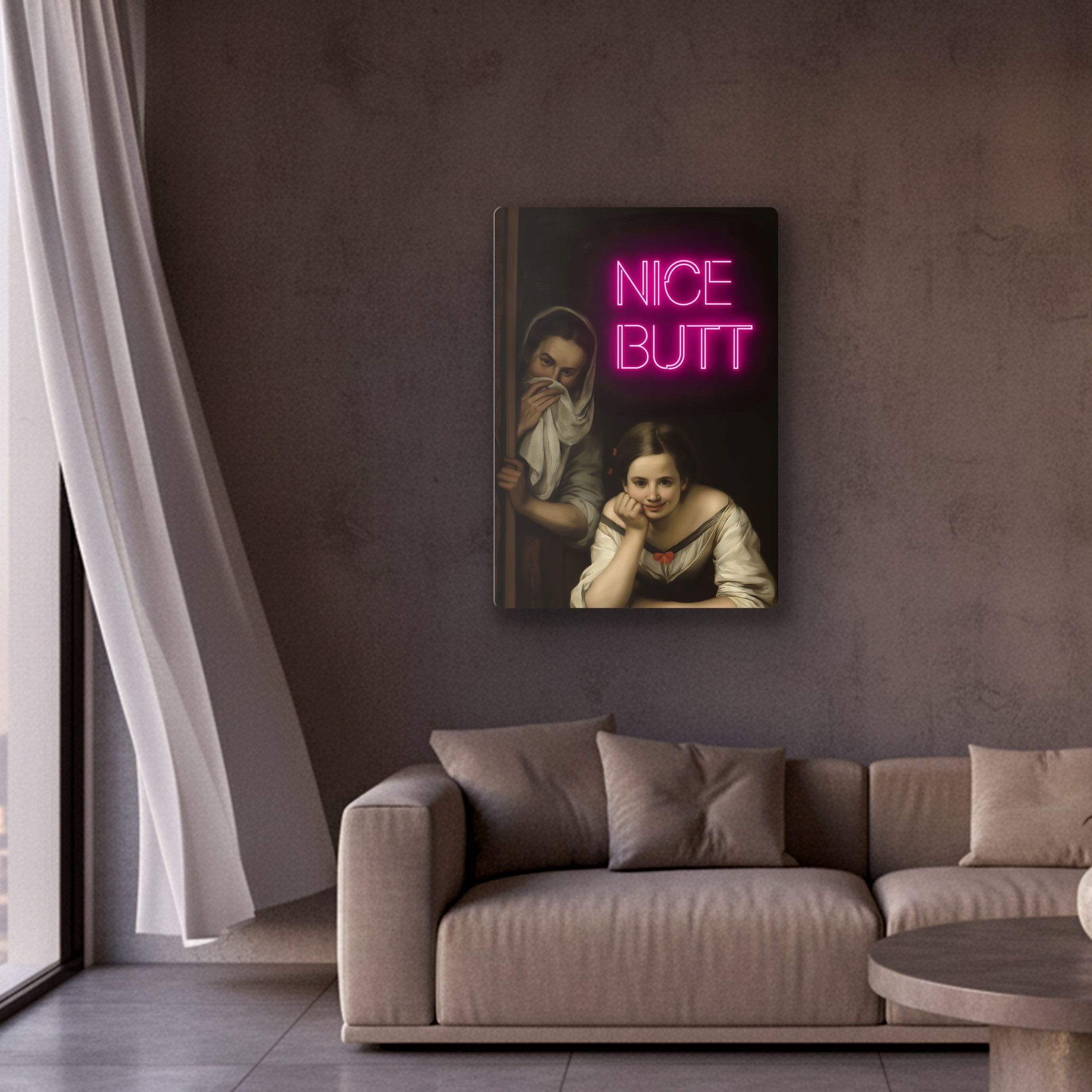 Lovely Cheecks Neon Art