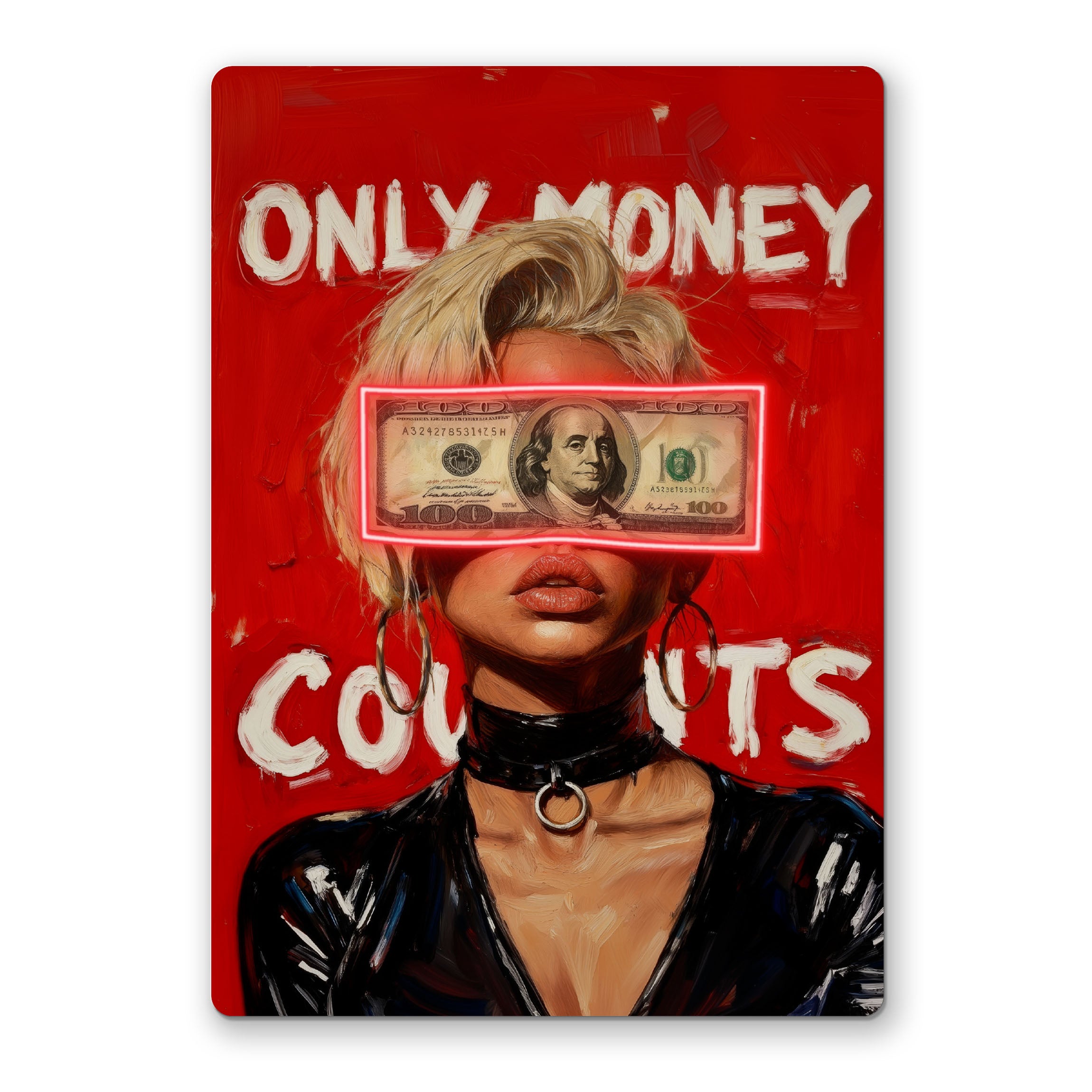 Money Rules Neon Art