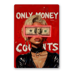 Money Rules Neon Art